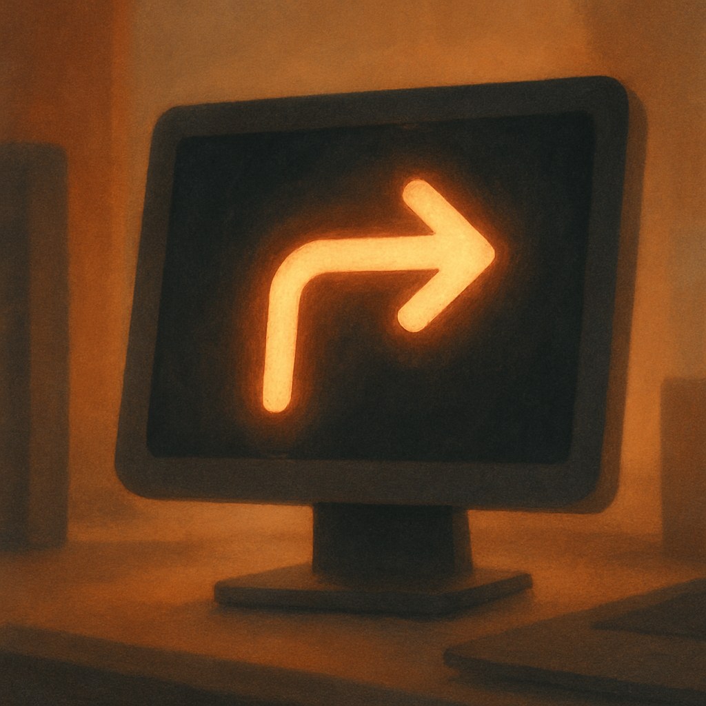 Illustration der symboliserer begrebet "301-redirect": En 301-redirect er en permanent omdirigering fra én URL til en anden. Den signalerer til søgemaskiner,…
