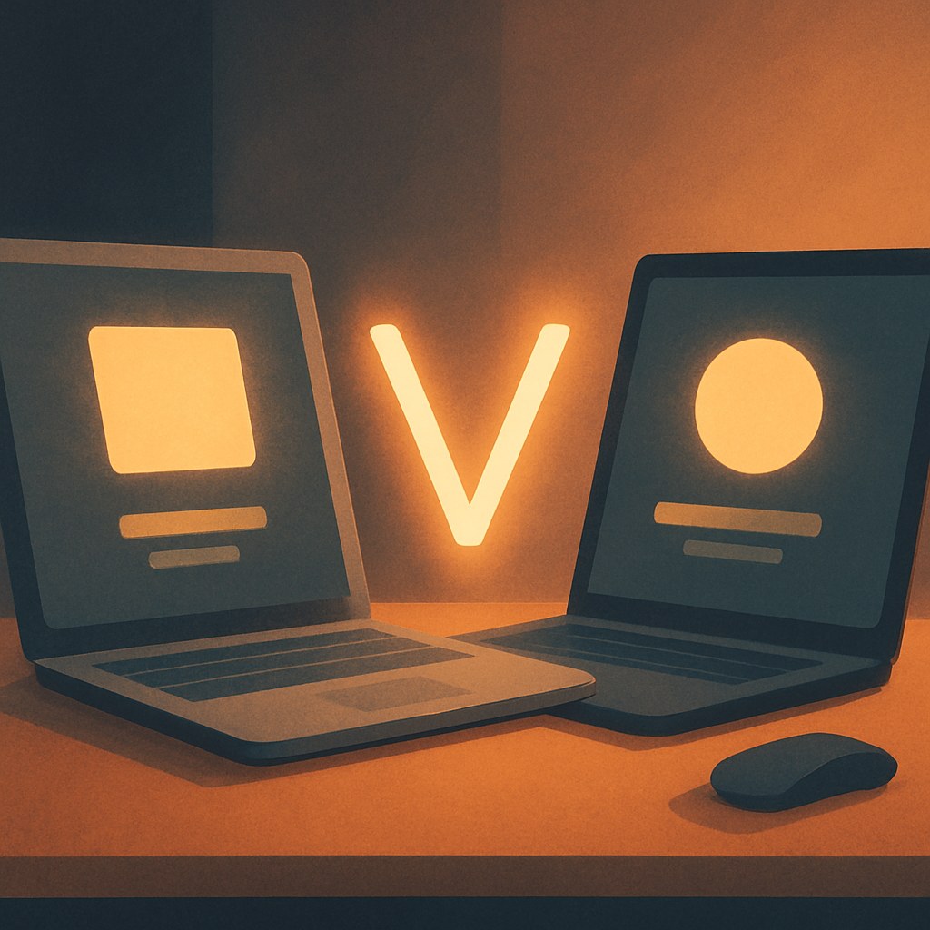 Illustration der symboliserer begrebet "A/B-splittest": En A/B-splittest er en metode, hvor to versioner af en side eller et element vises til…