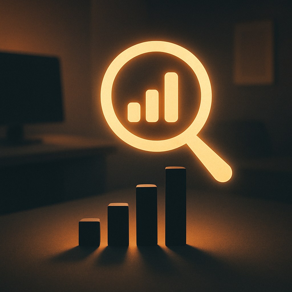 Illustration der symboliserer begrebet "BigQuery": BigQuery er Googles skybaserede datalager, hvor store mængder rådata kan opbevares og analyseres med SQL. GA4…