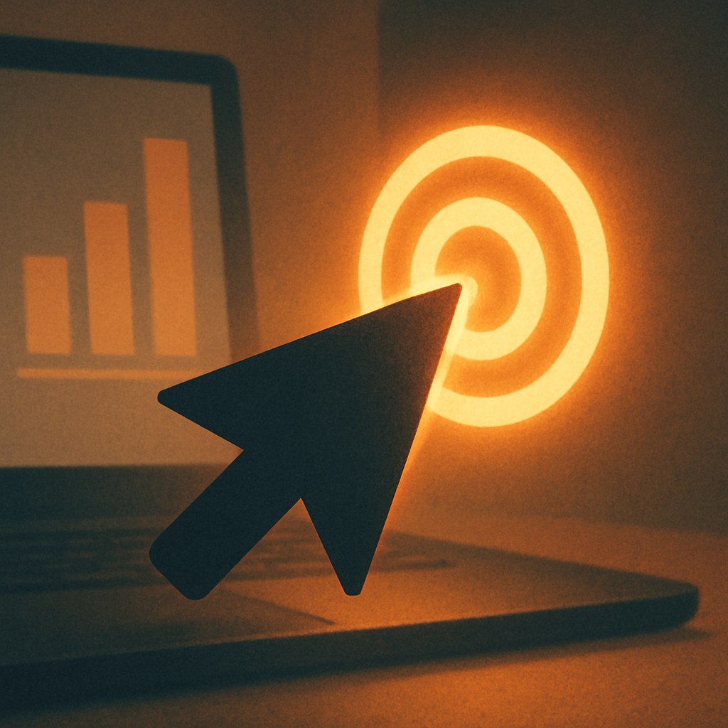 Illustration der symboliserer begrebet "Bud-strategi": En bud-strategi er den metode, hvormed annoncøren fastsætter, hvad der bydes i auktionen for hver eksponering…