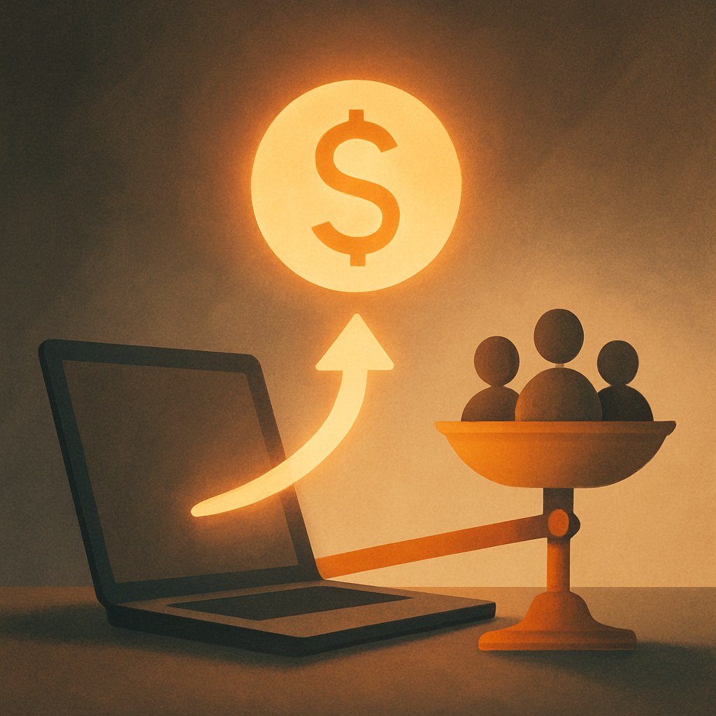 Illustration der symboliserer begrebet "CAC": CAC står for Customer Acquisition Cost og angiver den gennemsnitlige omkostning ved at skaffe én ny…