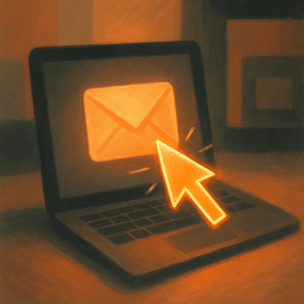 Illustration der symboliserer begrebet "Click-to-open rate": Click-to-open rate, forkortet CTOR, er andelen af dem, der åbnede mailen, som også klikkede på et…