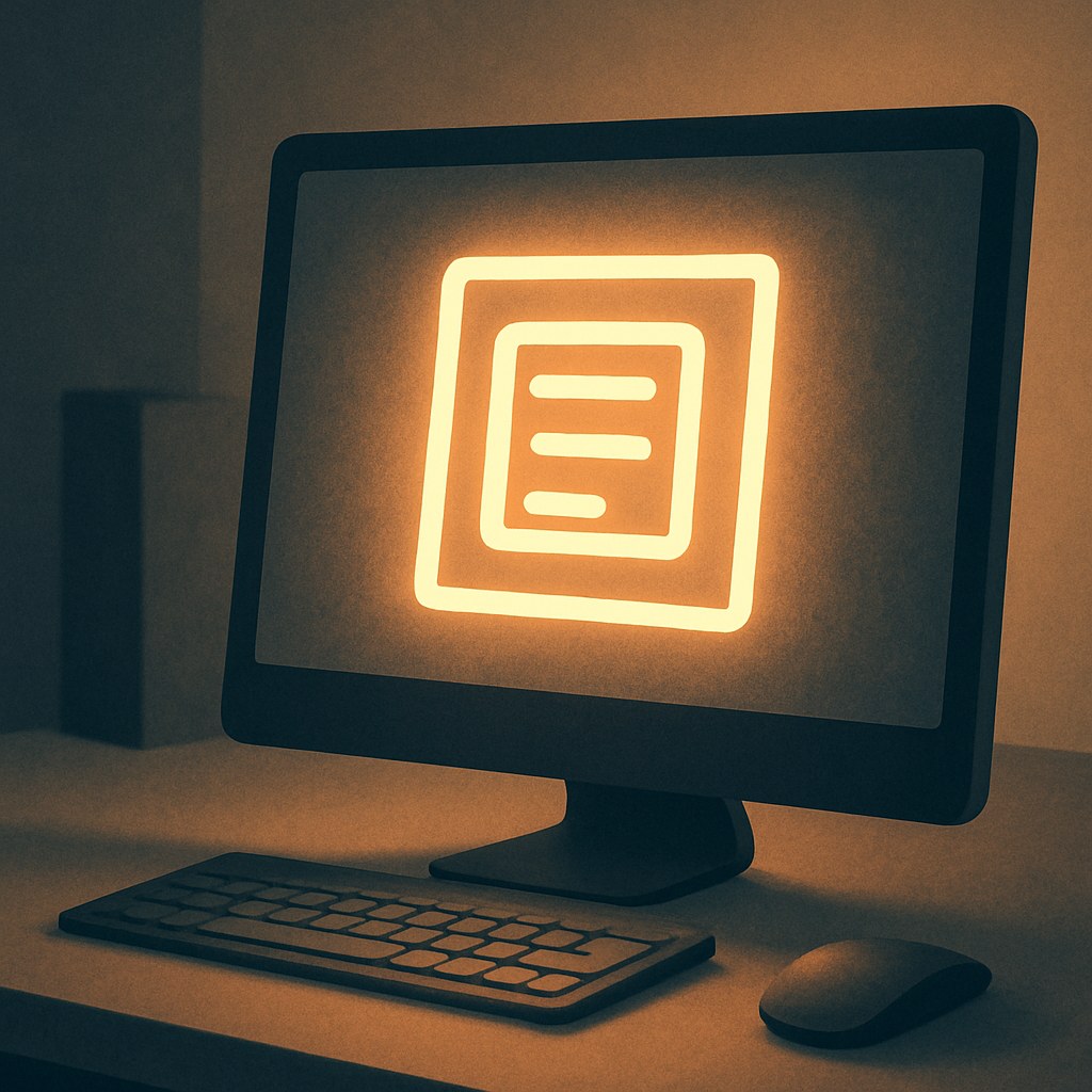 Illustration der symboliserer begrebet "CMS": Et CMS (Content Management System) er en platform, der lader redaktører oprette og redigere indhold uden…