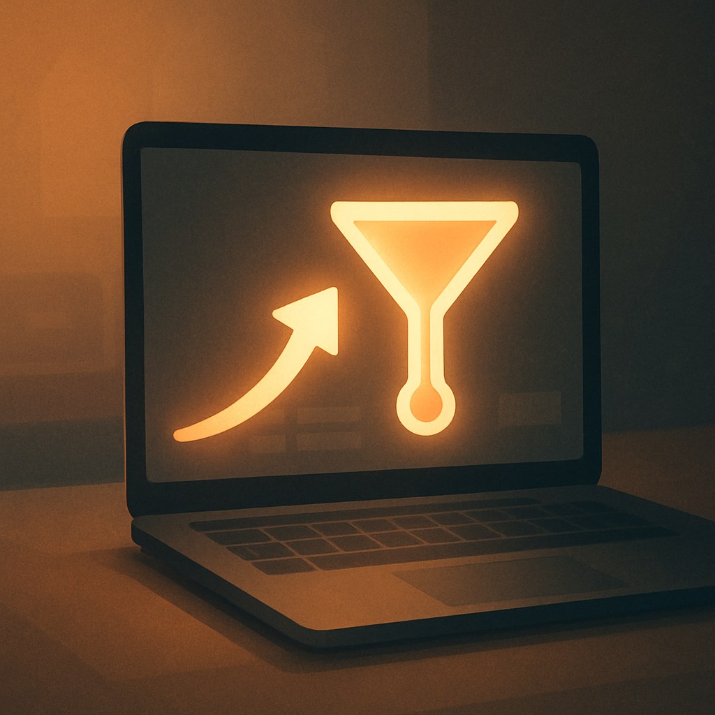 Illustration der symboliserer begrebet "Conversion rate": Conversion rate, eller konverteringsrate, er andelen af besøgende eller klik, der fører til en ønsket handling…