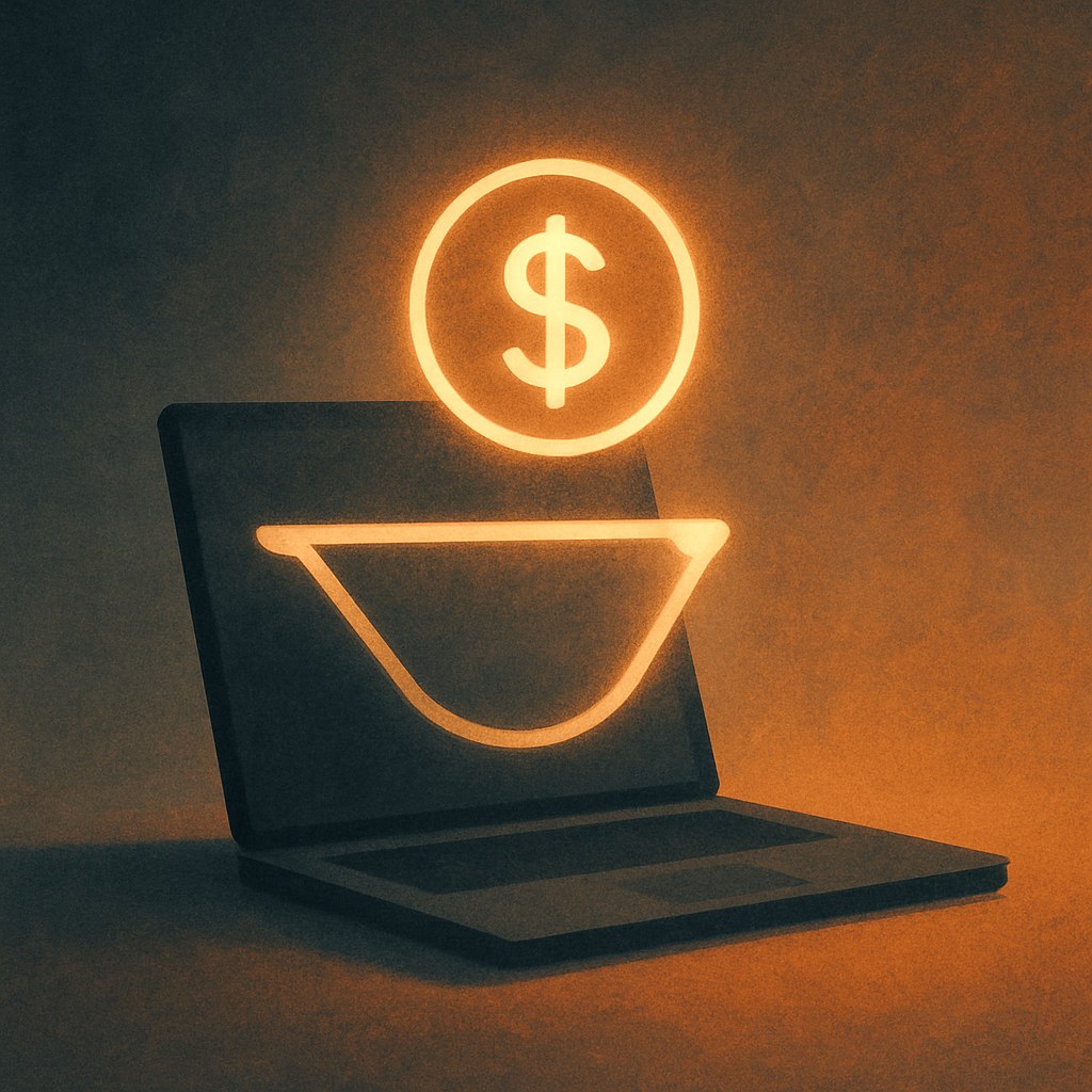 Illustration der symboliserer begrebet "Cost cap": Cost cap er en budstrategi, hvor annoncøren angiver en ønsket gennemsnitlig omkostning pr. resultat, som systemet…