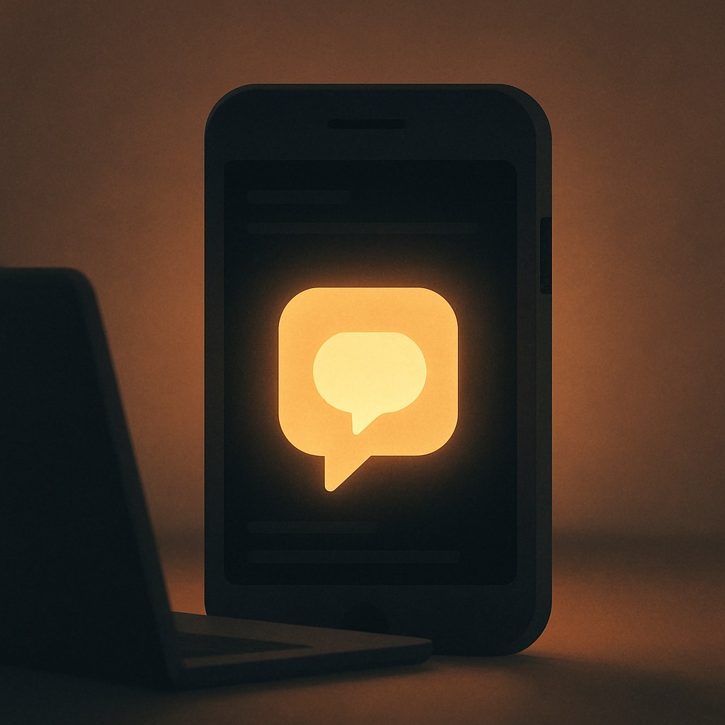 Illustration der symboliserer begrebet "Dark posts": Dark posts er annoncer, der vises i brugernes feed uden at optræde offentligt på afsenderens profil.…