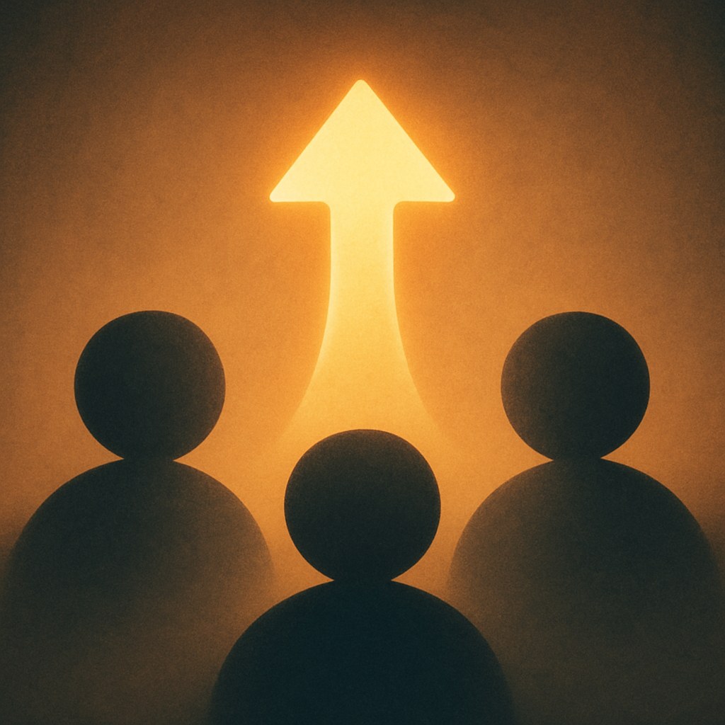 Illustration der symboliserer begrebet "Differentiering": Differentiering er den strategiske indsats for at gøre et produkt eller brand tydeligt forskelligt fra konkurrenternes.…