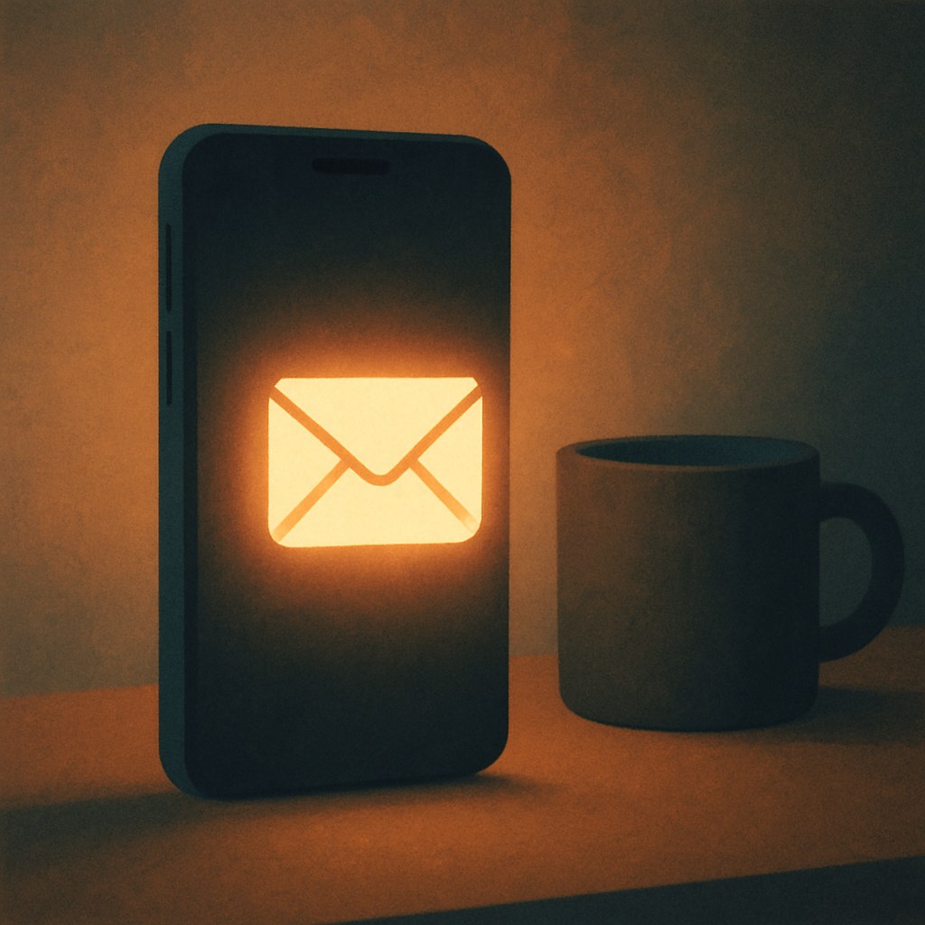 Illustration der symboliserer begrebet "Direct message": En direct message, ofte forkortet DM, er en privat besked mellem brugere eller mellem et brand…