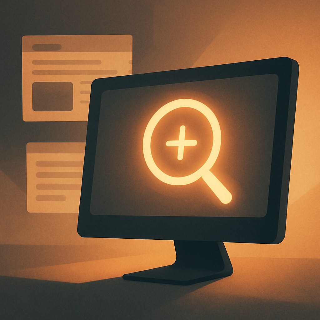 Illustration der symboliserer begrebet "Dynamic Search Ads": Dynamic Search Ads (DSA) er søgeannoncer, hvor Google automatisk genererer overskrift og landingsside ud fra indholdet…