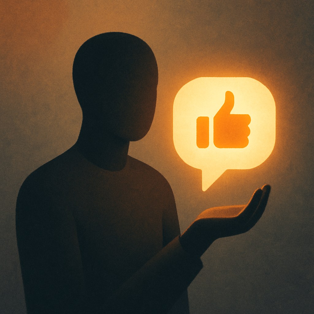 Illustration der symboliserer begrebet "Employee advocacy": Employee advocacy er praksissen, hvor medarbejdere deler og taler positivt om deres arbejdsplads på egne sociale…