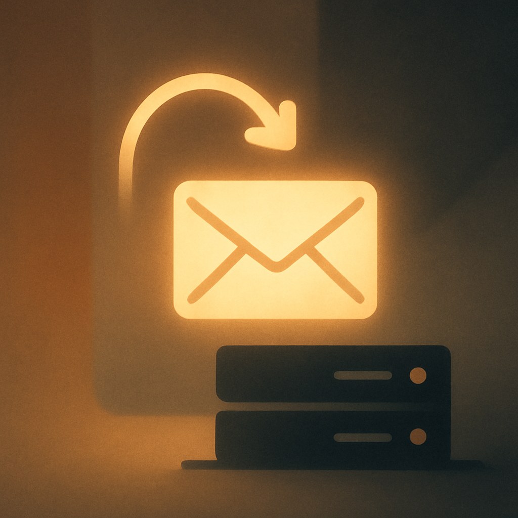 Illustration der symboliserer begrebet "ESP": ESP, Email Service Provider, er den platform, der bruges til at oprette, sende og måle mails…