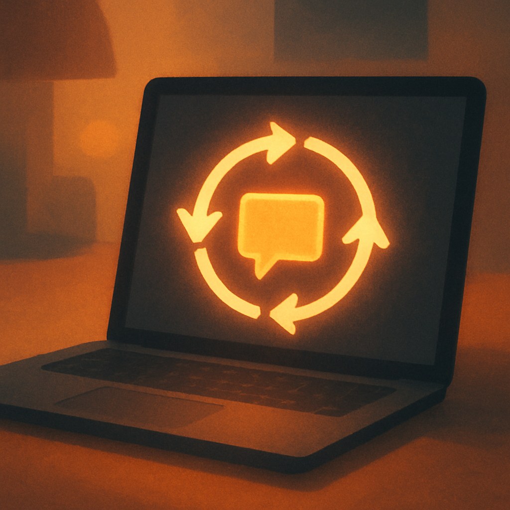 Illustration der symboliserer begrebet "Feedback loop": Et feedback loop er en aftale, hvor en mailudbyder underretter afsenderen, når en modtager markerer en…
