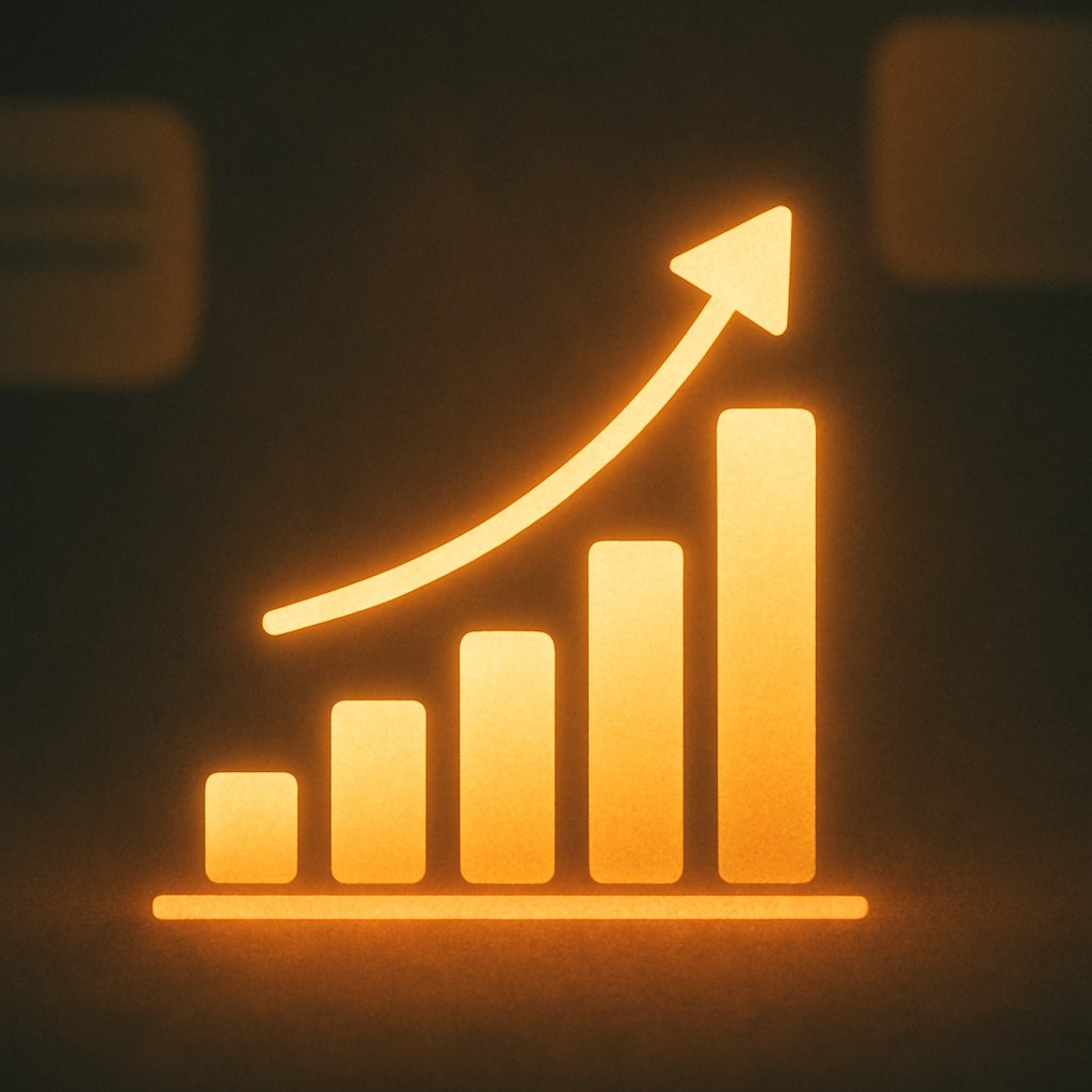 Illustration der symboliserer begrebet "Google Ad Rank": Ad Rank er den værdi, der afgør en annonces placering i Google-auktionen. Den beregnes ud fra…