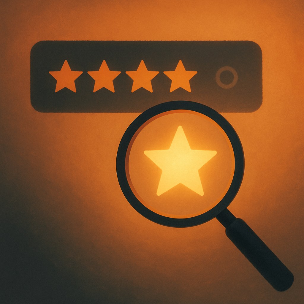 Illustration der symboliserer begrebet "Google Quality Rater Guidelines": Quality Rater Guidelines er Googles offentlige manual til de menneskelige testere, der bedømmer kvaliteten af søgeresultater.…