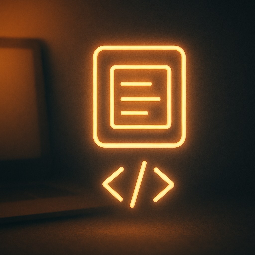 Illustration der symboliserer begrebet "JSON-LD": JSON-LD er det anbefalede format til at indsætte struktureret data på et website. Koden ligger samlet…