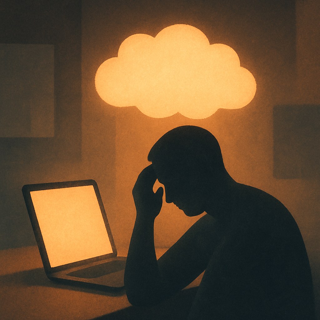 Illustration der symboliserer begrebet "Kognitiv belastning": Kognitiv belastning er den mængde mental indsats, en opgave kræver af brugeren. For høj belastning fører…