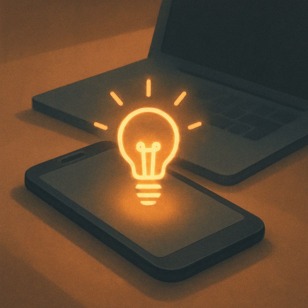 Illustration der symboliserer begrebet "Kreativ": En kreativ, eller creative, er det konkrete annonceudtryk i form af billede, video, tekst eller en…