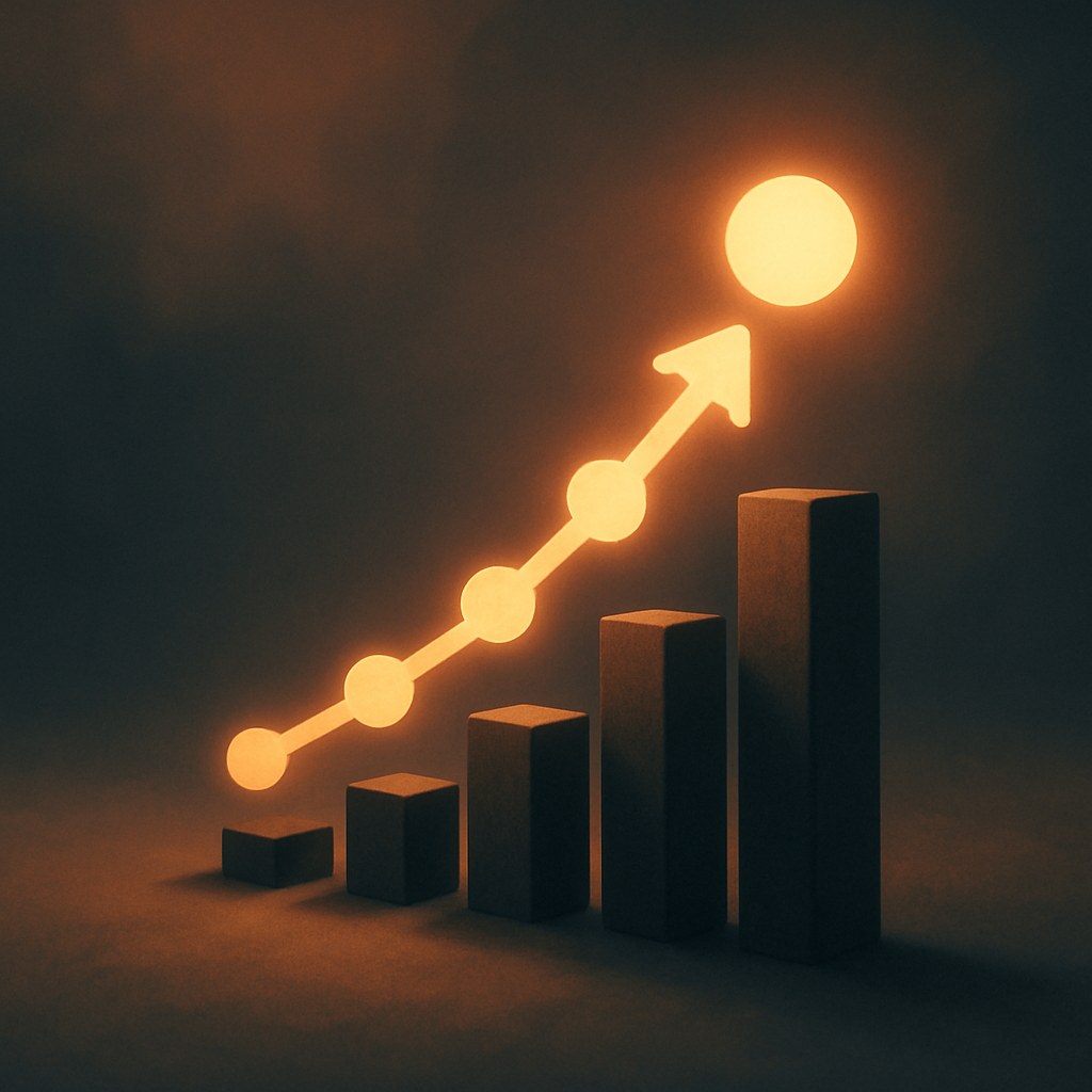 Illustration der symboliserer begrebet "Lead scoring": Lead scoring er en metode til at tildele point til kontakter ud fra deres adfærd og…