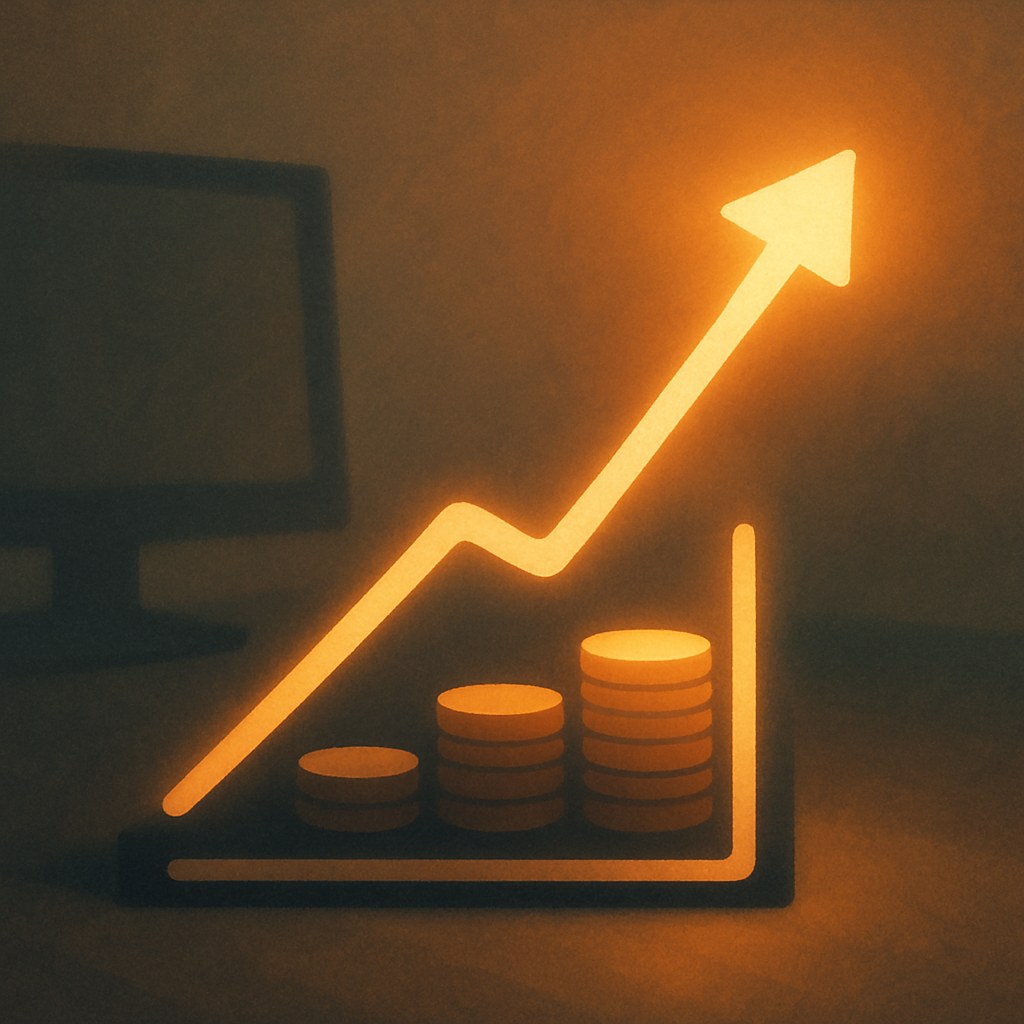 Illustration der symboliserer begrebet "Marketing efficiency ratio": Marketing efficiency ratio (MER) er forholdet mellem virksomhedens samlede omsætning og det samlede markedsføringsforbrug på tværs…