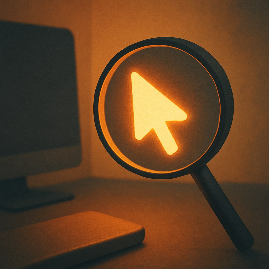 Illustration der symboliserer begrebet "Micro-copy": Micro-copy er de korte tekststykker i en grænseflade, som knaptekster, hjælpetekster og fejlbeskeder. De styrer forventninger…