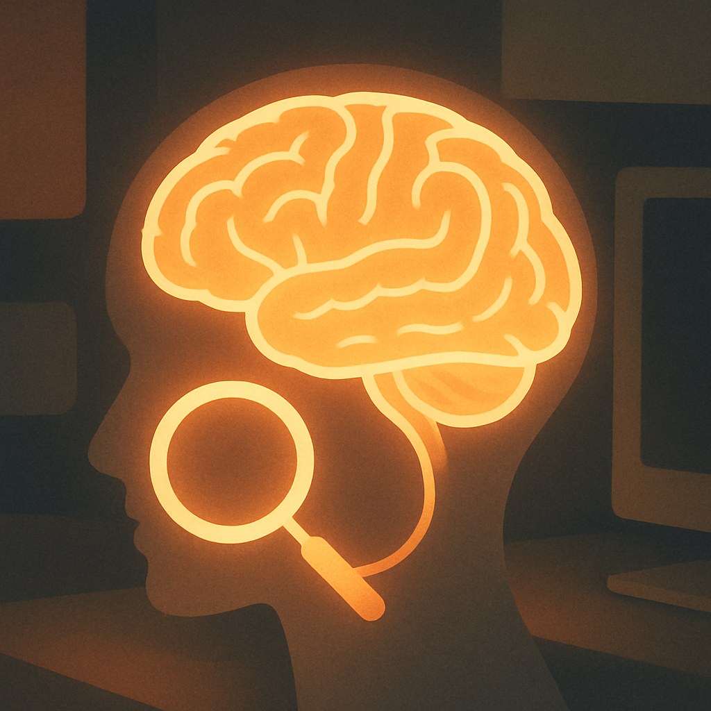 Illustration der symboliserer begrebet "Neuromarketing": Neuromarketing er et felt, der anvender indsigt fra hjerneforskning og adfærdspsykologi til at forstå, hvordan mennesker…