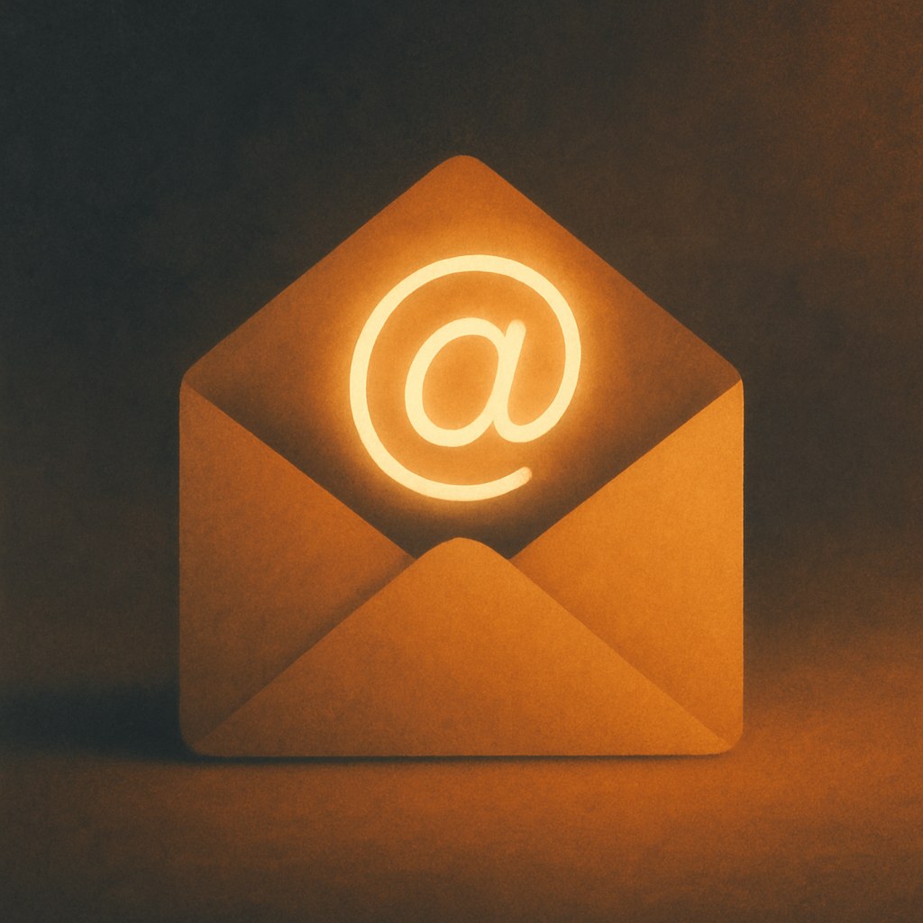 Illustration der symboliserer begrebet "Nyhedsbrev": Et nyhedsbrev er en tilbagevendende mail, der sendes manuelt til hele eller dele af abonnentlisten på…