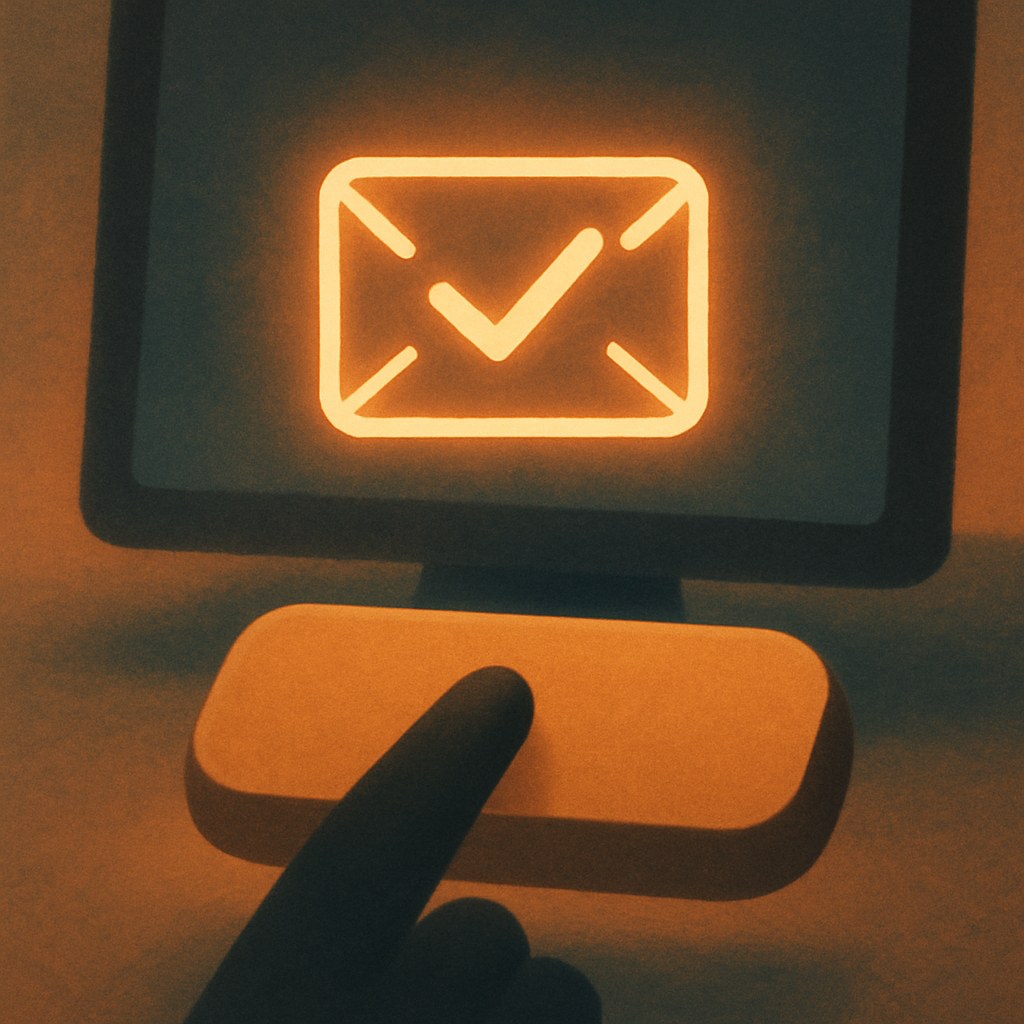 Illustration der symboliserer begrebet "Opt-in": Opt-in er den handling, hvor en person aktivt giver samtykke til at modtage mails. Samtykket er…