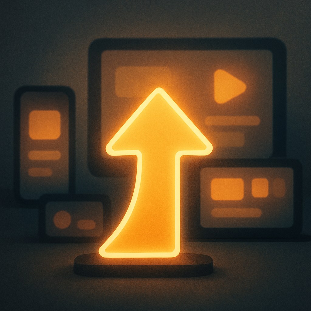 Illustration der symboliserer begrebet "Performance Max": Performance Max er en kampagnetype i Google Ads, der samler alle Googles kanaler i én kampagne…