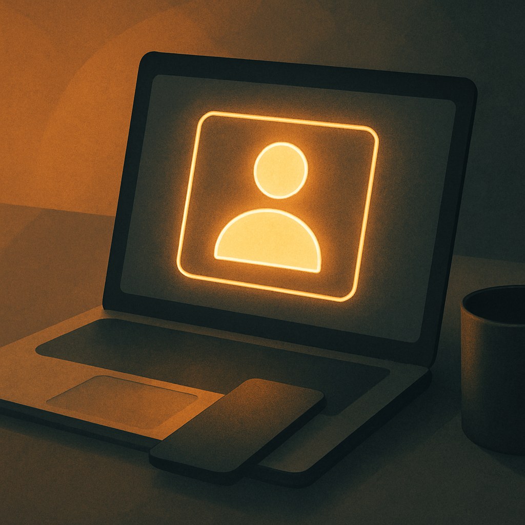 Illustration der symboliserer begrebet "Persona": En persona er en fiktiv, men databaseret beskrivelse af en typisk kunde, der repræsenterer en del…