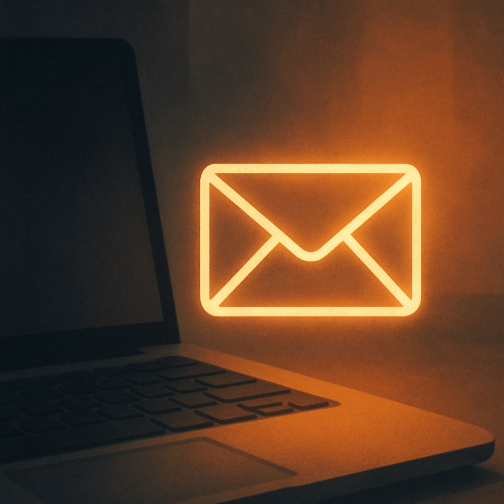 Illustration der symboliserer begrebet "Plain text-mail": En plain text-mail er en mail uden HTML-formatering, billeder eller knapper, som består af ren tekst.…