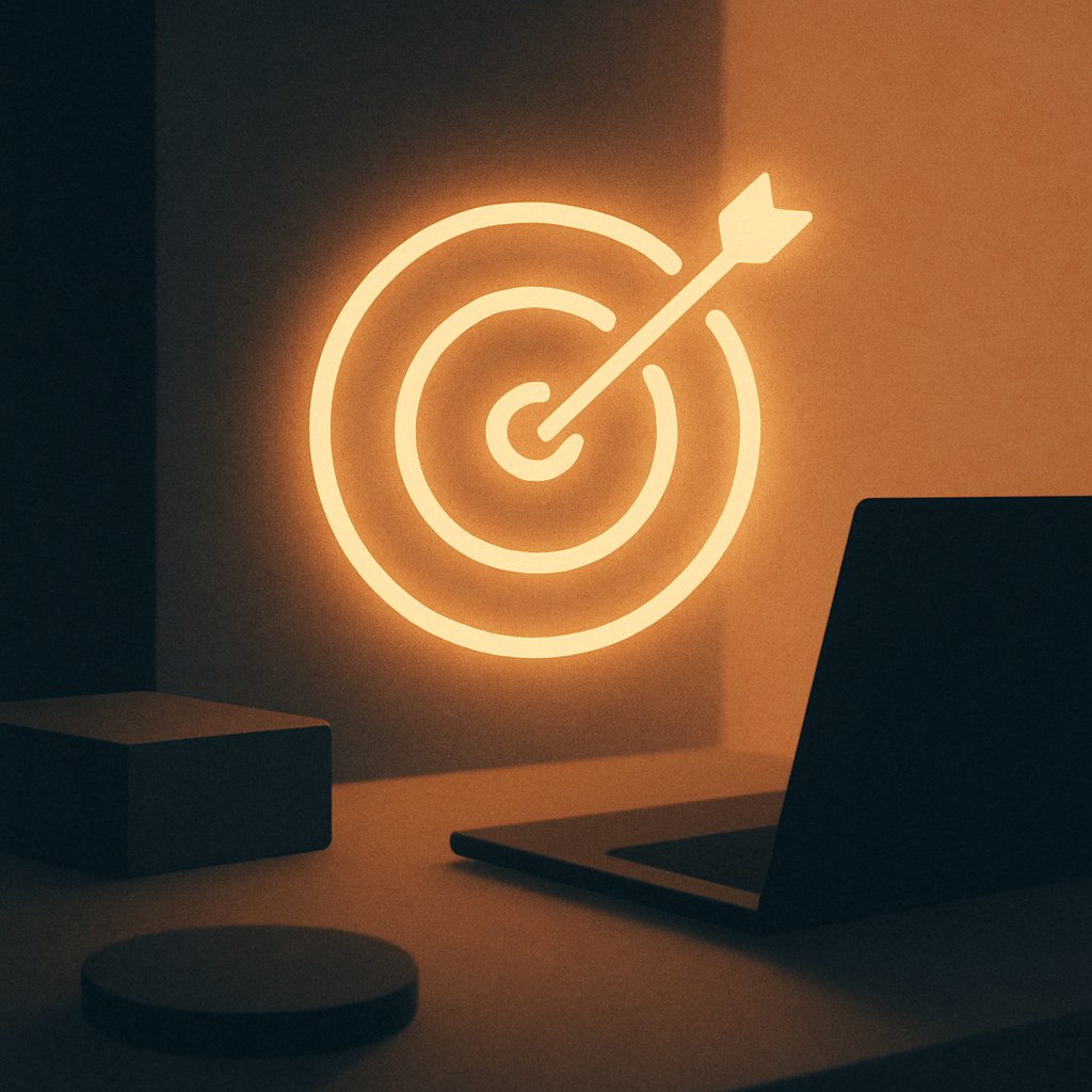 Illustration der symboliserer begrebet "Positionering": Positionering er den plads, et brand eller produkt indtager i kundens bevidsthed sammenlignet med konkurrenterne. Den…