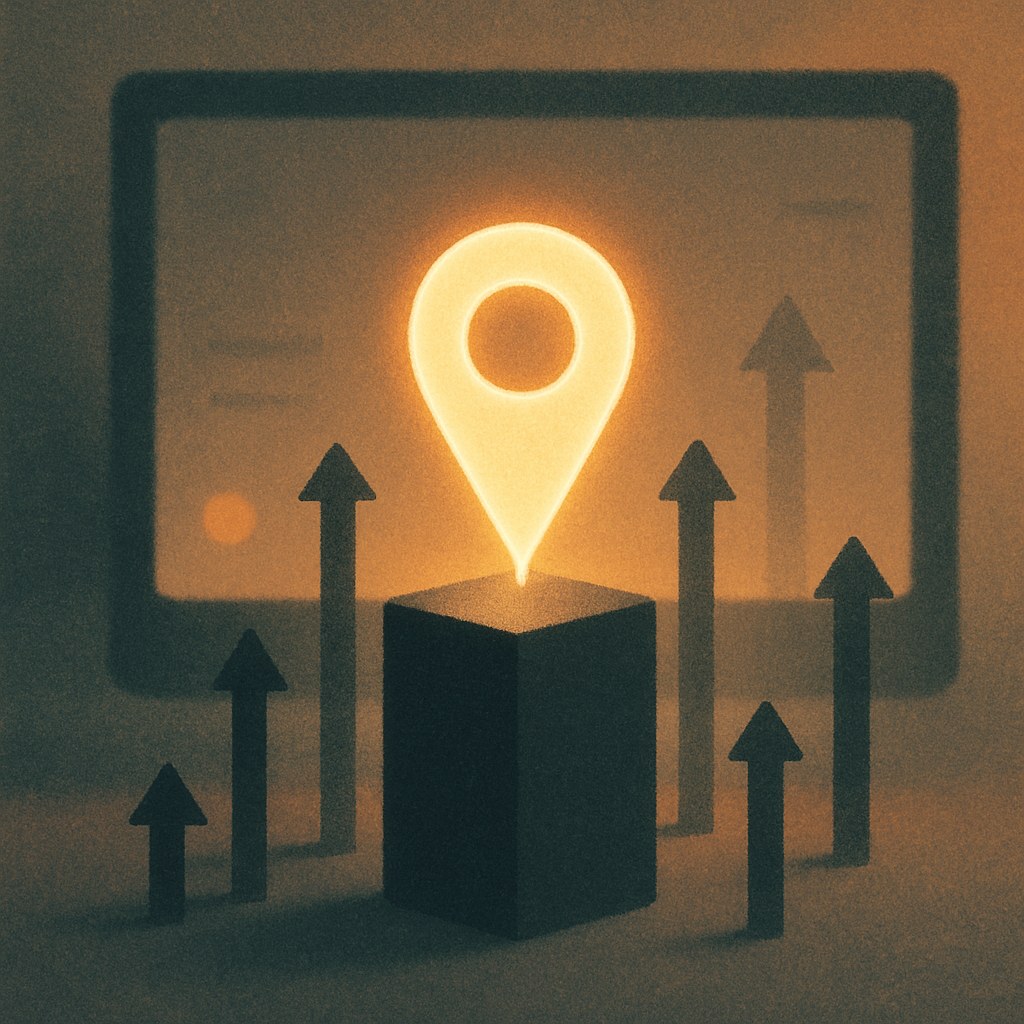 Illustration der symboliserer begrebet "Positioneringsstrategi": En positioneringsstrategi er den bevidste plan for, hvordan et brand skal opfattes i forhold til konkurrenterne.…