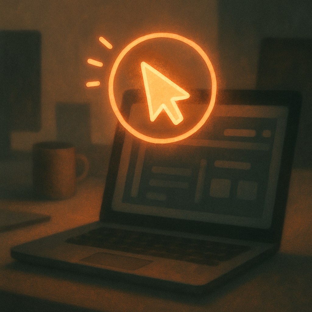 Illustration der symboliserer begrebet "Programmatic": Programmatic er automatiseret køb og salg af annonceplads gennem realtidsauktioner og softwareplatforme frem for manuelle indkøbsaftaler.…