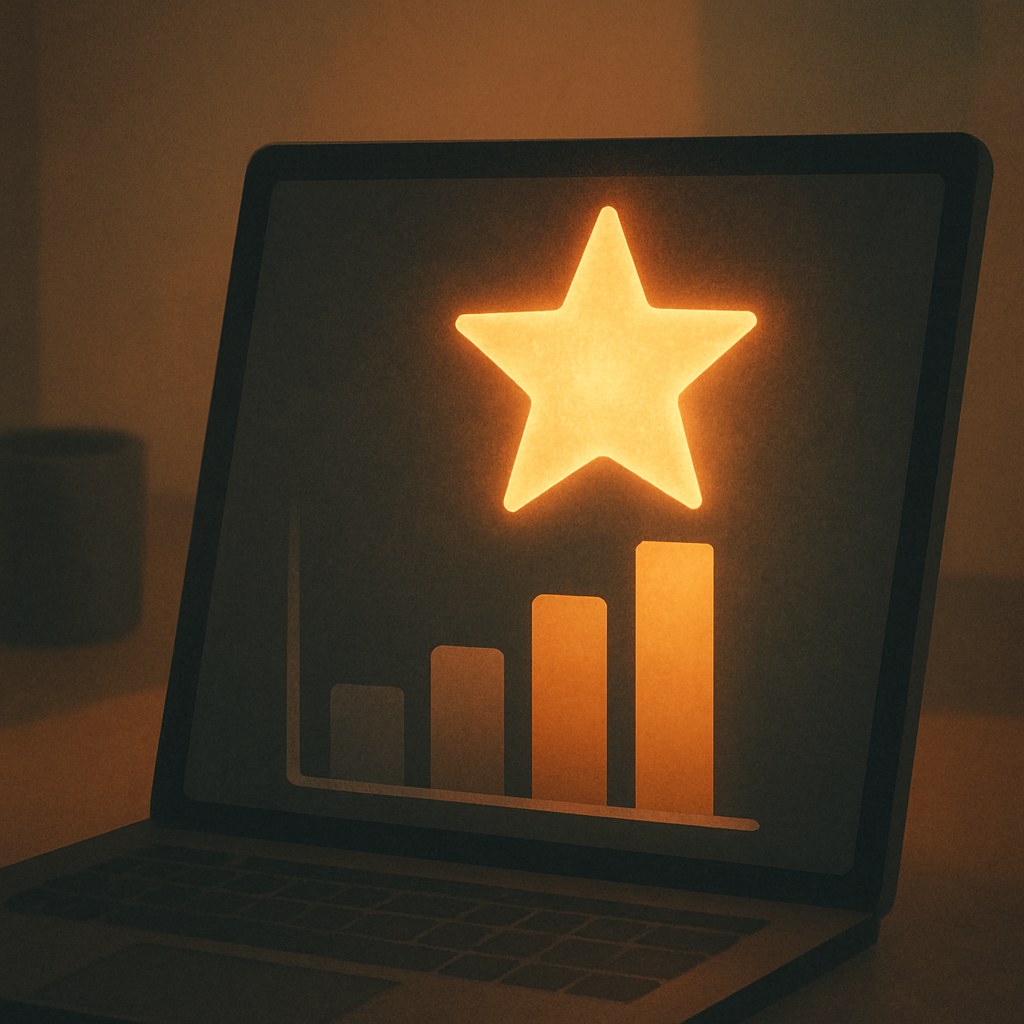 Illustration der symboliserer begrebet "Quality Score": Quality Score er en vurdering på en skala fra 1 til 10, som Google Ads tildeler…