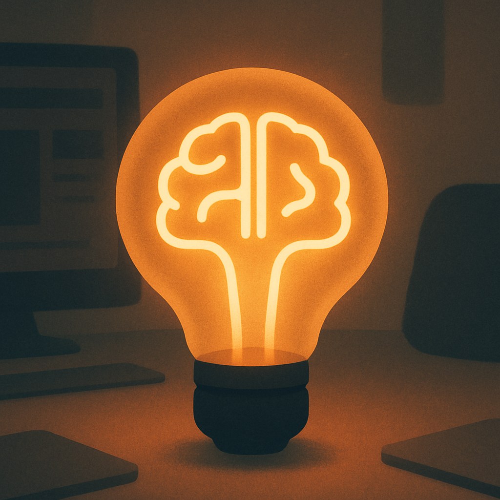 Illustration der symboliserer begrebet "RankBrain": RankBrain er en maskinlæringskomponent i Googles algoritme, der hjælper med at fortolke hensigten bag ukendte og…
