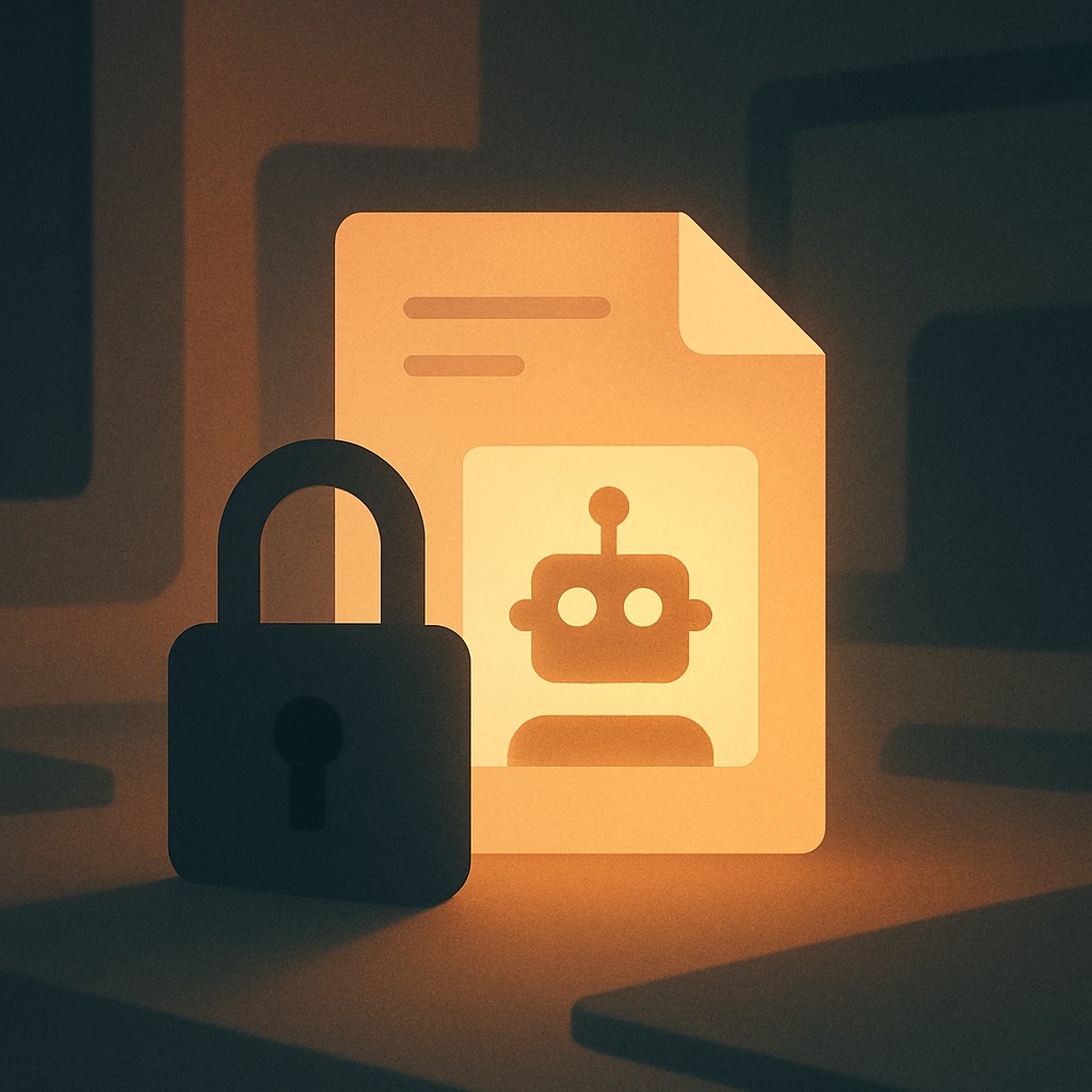 Illustration der symboliserer begrebet "Robots.txt": Robots.txt er en tekstfil i roden af et website, der giver instruktioner til søgemaskinernes robotter om,…