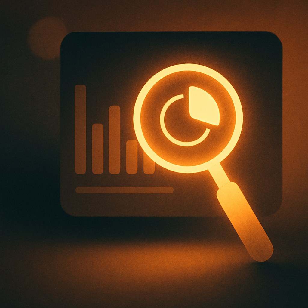Illustration der symboliserer begrebet "Sampling": Sampling er, når et analyseværktøj beregner rapporter ud fra en delmængde af data frem for hele…