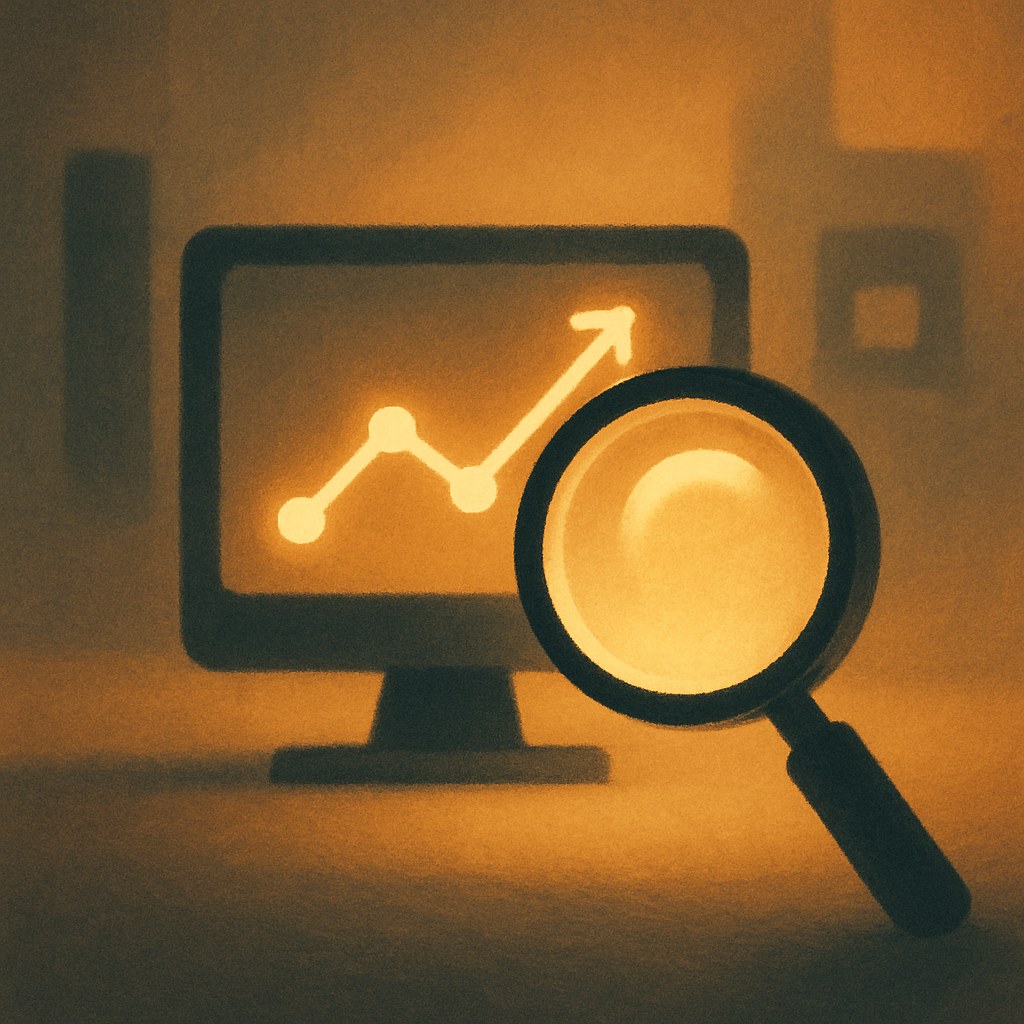 Illustration der symboliserer begrebet "SEO-audit": En SEO-audit er en systematisk gennemgang af et website for at afdække styrker, svagheder og muligheder…