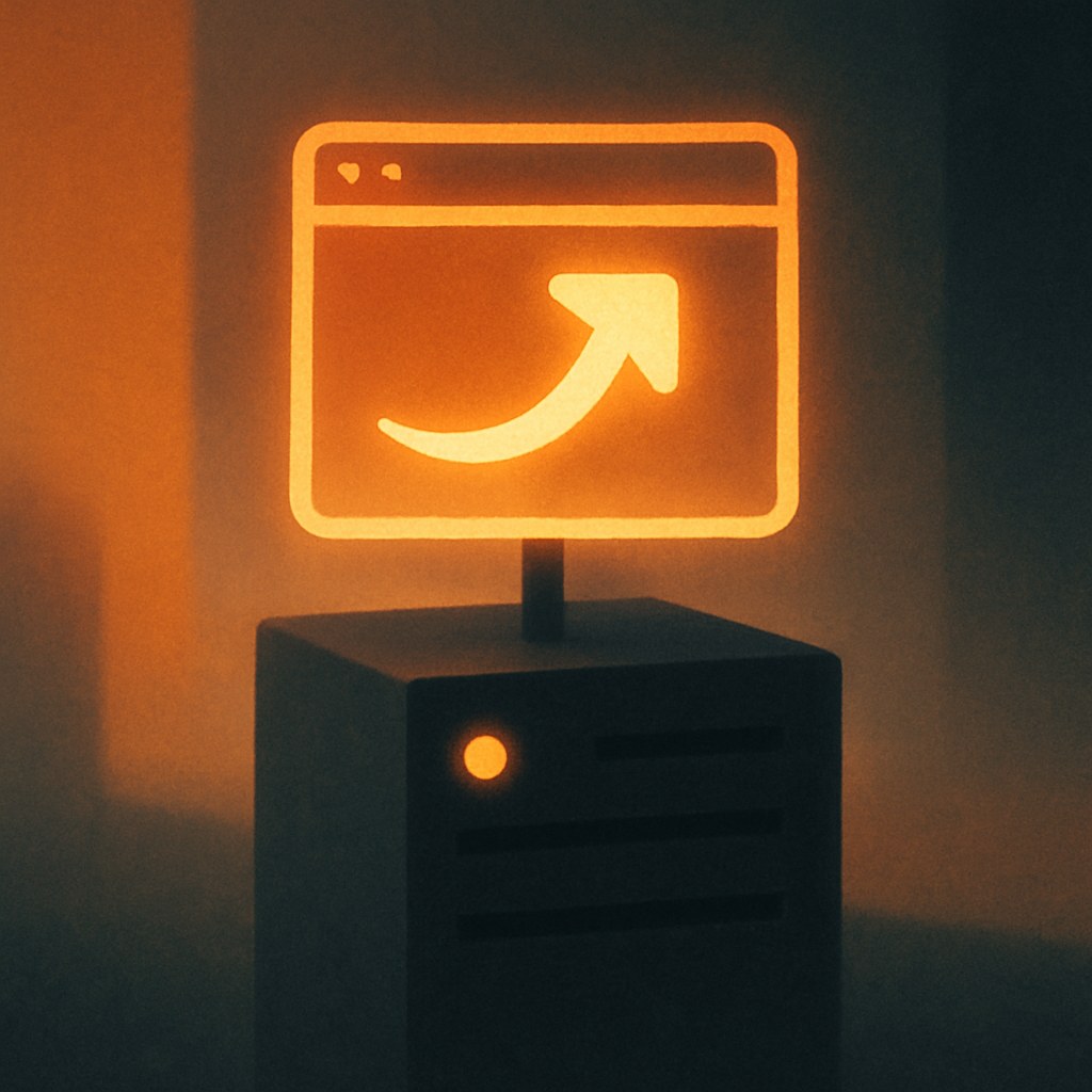Illustration der symboliserer begrebet "Server-side tracking": Server-side tracking flytter indsamlingen af måledata fra brugerens browser til en server, som virksomheden styrer. Det…