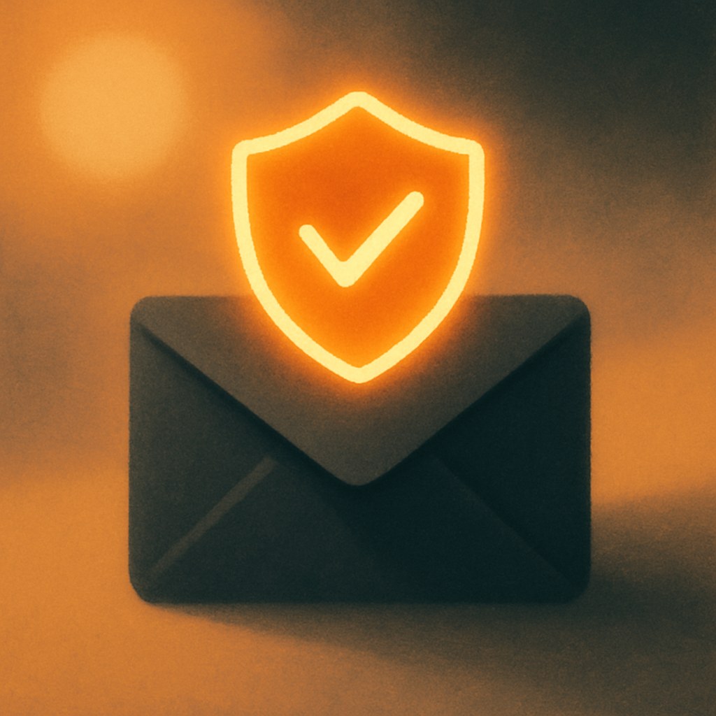 Illustration der symboliserer begrebet "SPF": SPF, Sender Policy Framework, er en DNS-post, der angiver, hvilke servere der har lov til at…