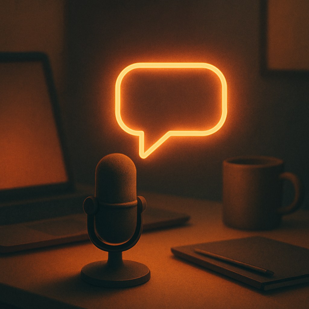 Illustration der symboliserer begrebet "Tone of voice": Tone of voice er den sproglige stil og personlighed, et brand konsekvent bruger i sin kommunikation.…