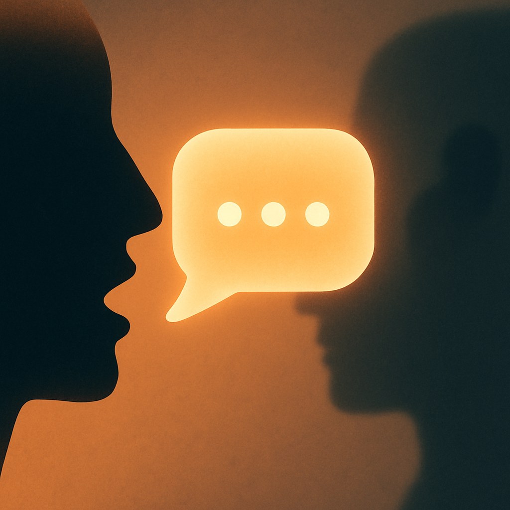 Illustration der symboliserer begrebet "Word of mouth": Word of mouth er den mund til mund-spredning, der sker, når kunder selv anbefaler et produkt…