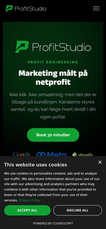 Profit Engineering på mobil