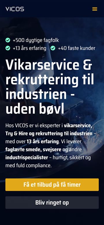 VICOS på mobil